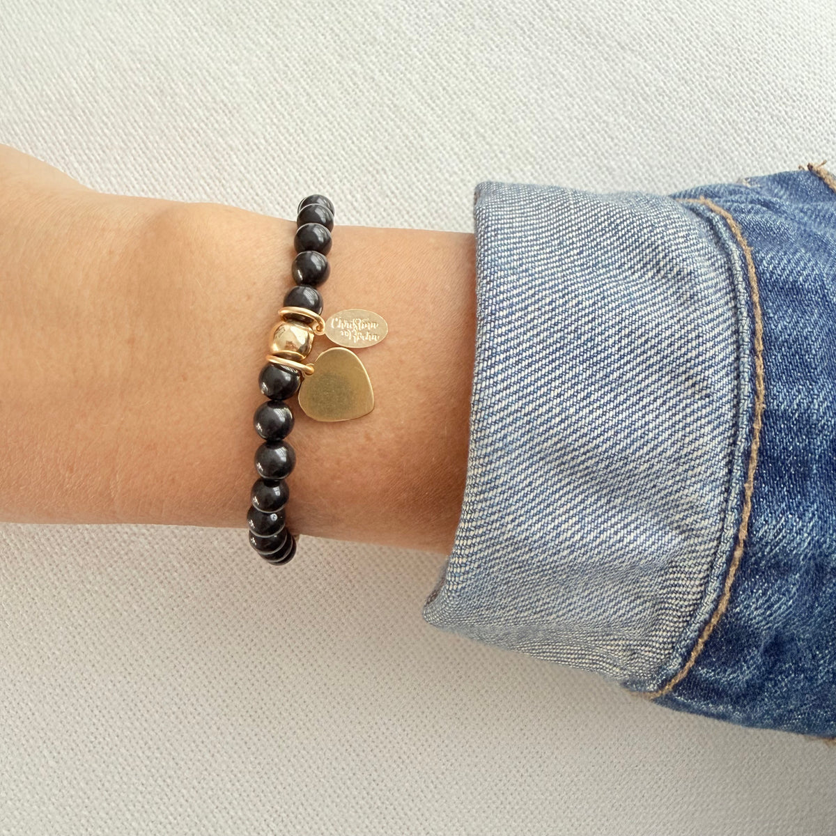 Midnight Heart Bracelet