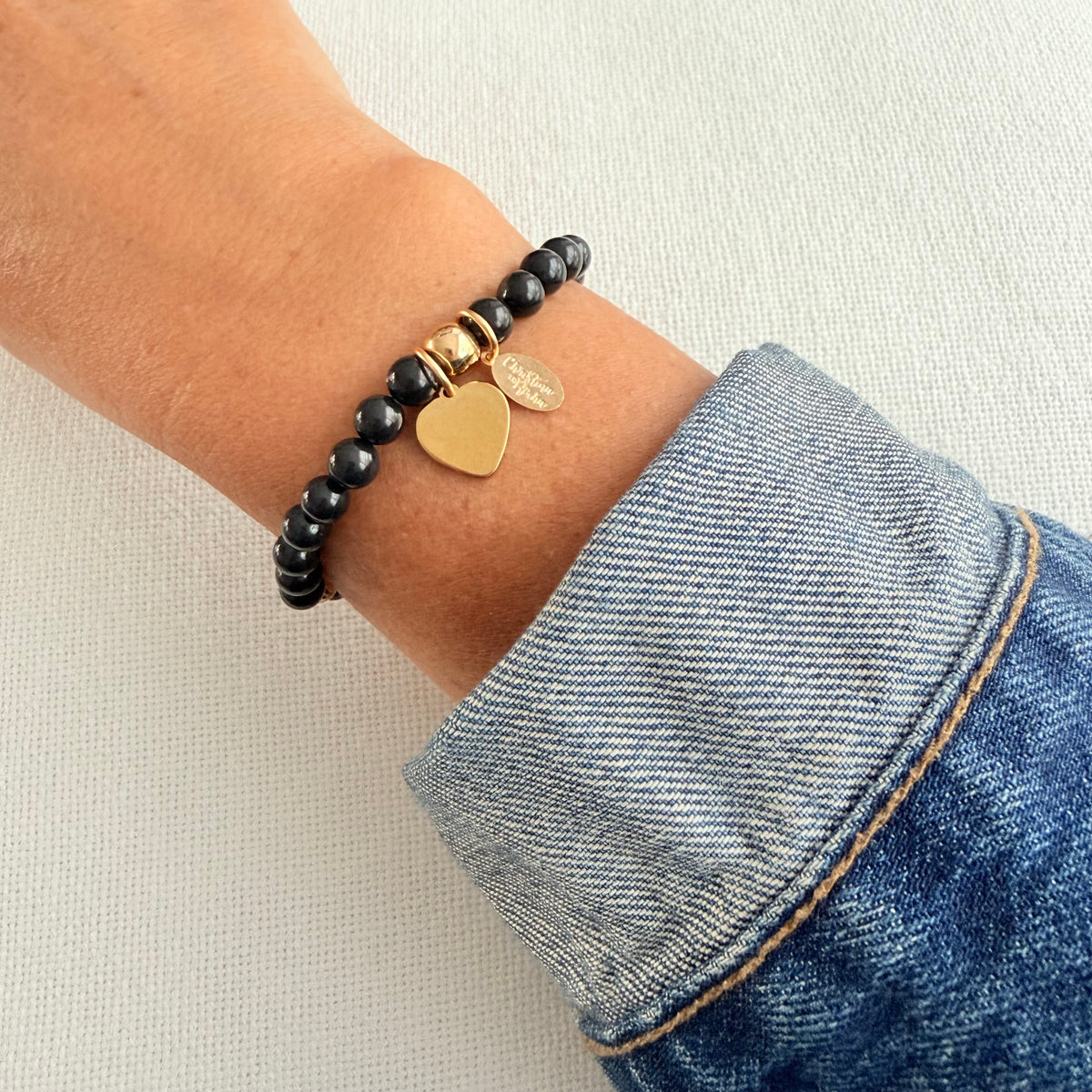 Midnight Heart Bracelet