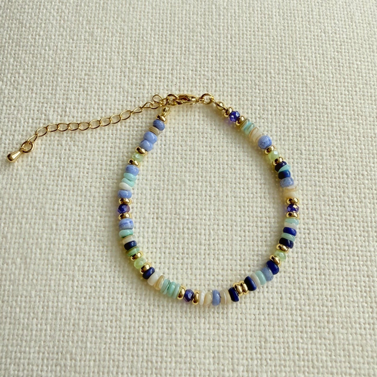 Delicate Natural Stone & Crystal Bracelets