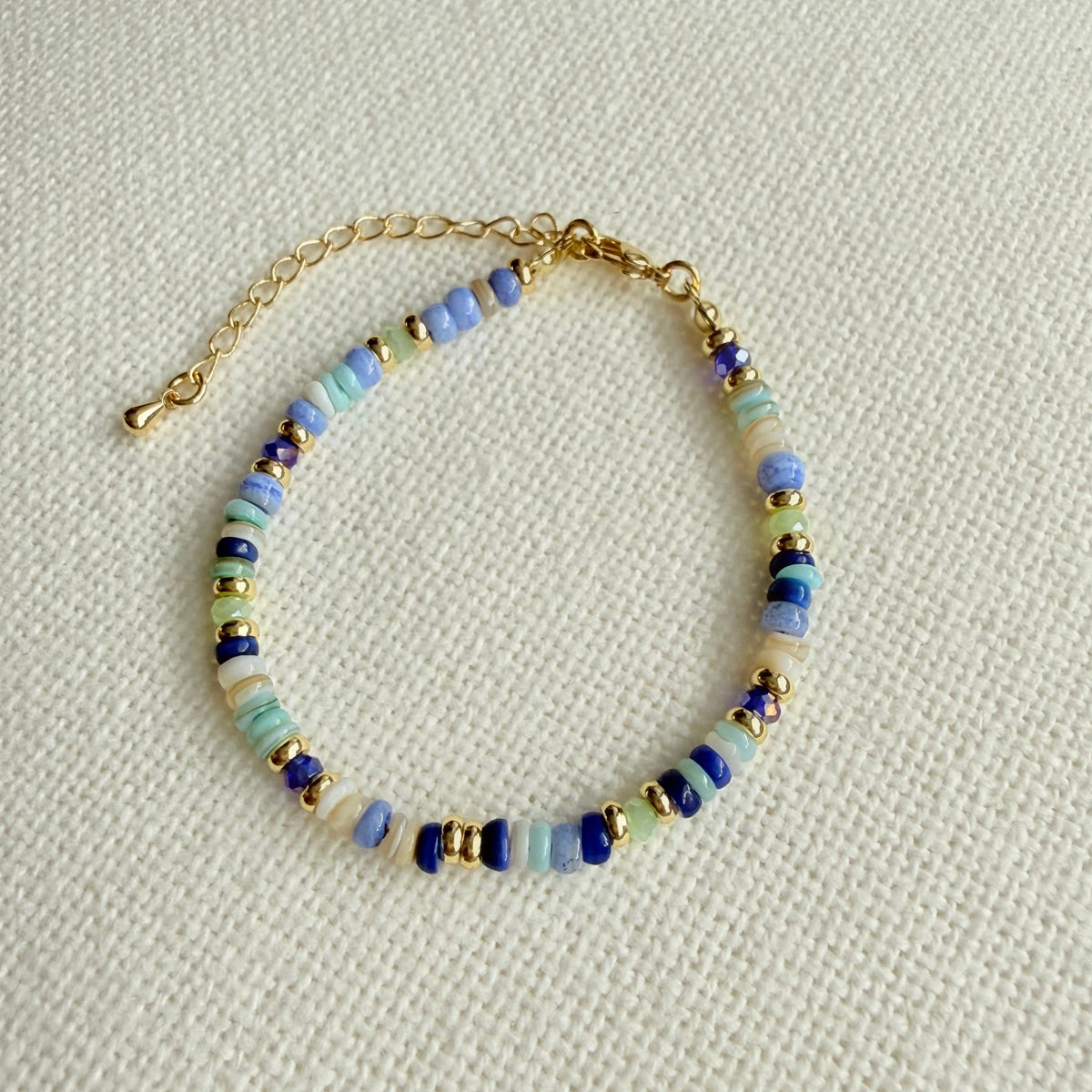 Delicate Natural Stone & Crystal Bracelets