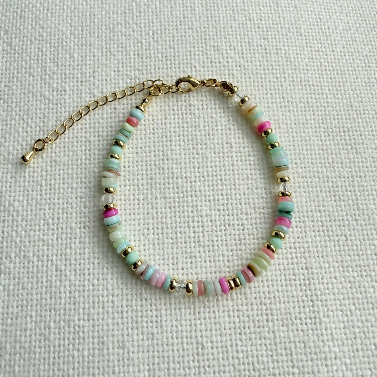 Delicate Natural Stone & Crystal Bracelets