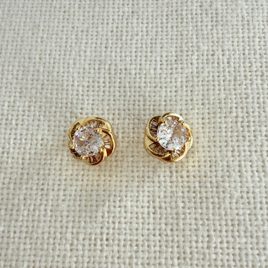 Crystal Blossom Earrings