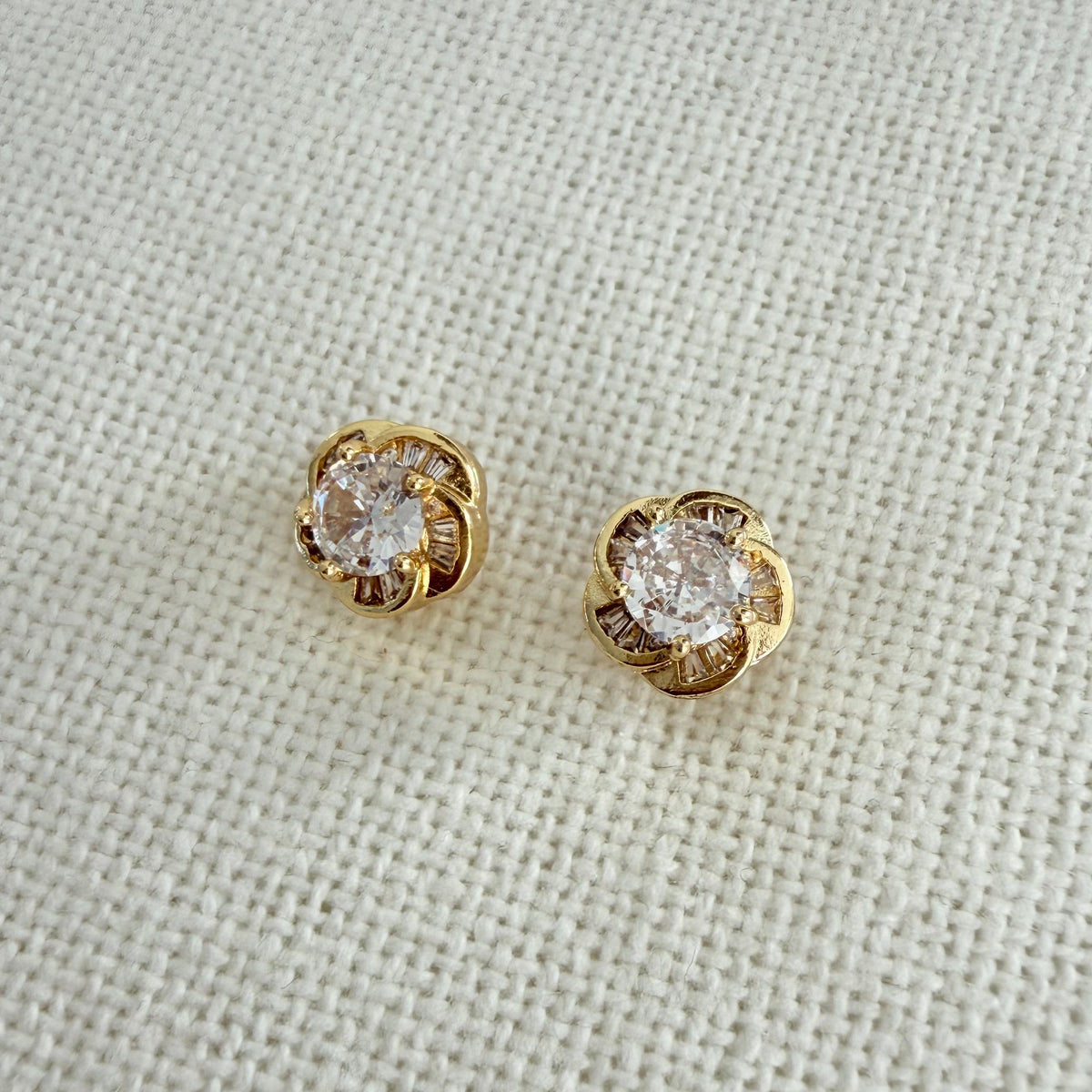 Crystal Blossom Earrings