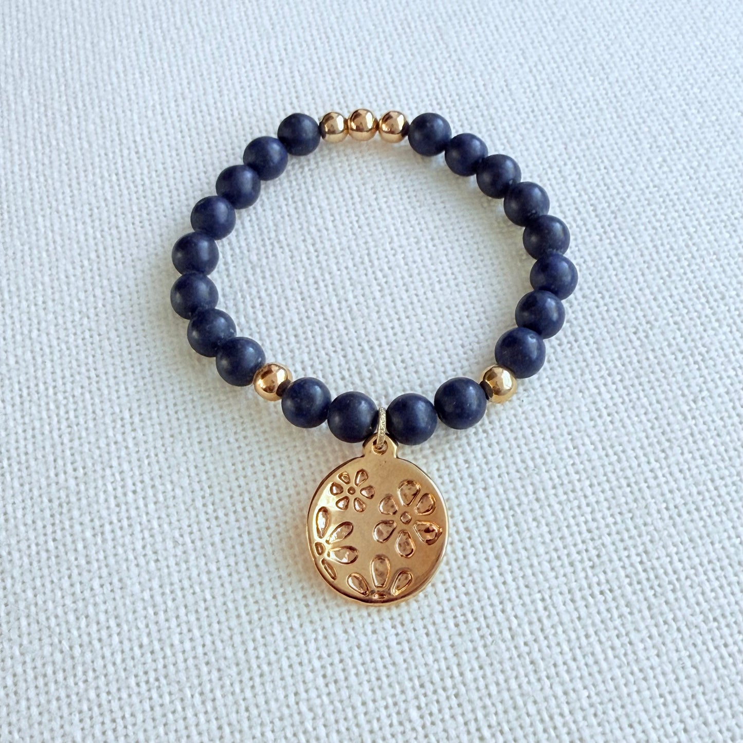 Bracelet en lapis-lazuli