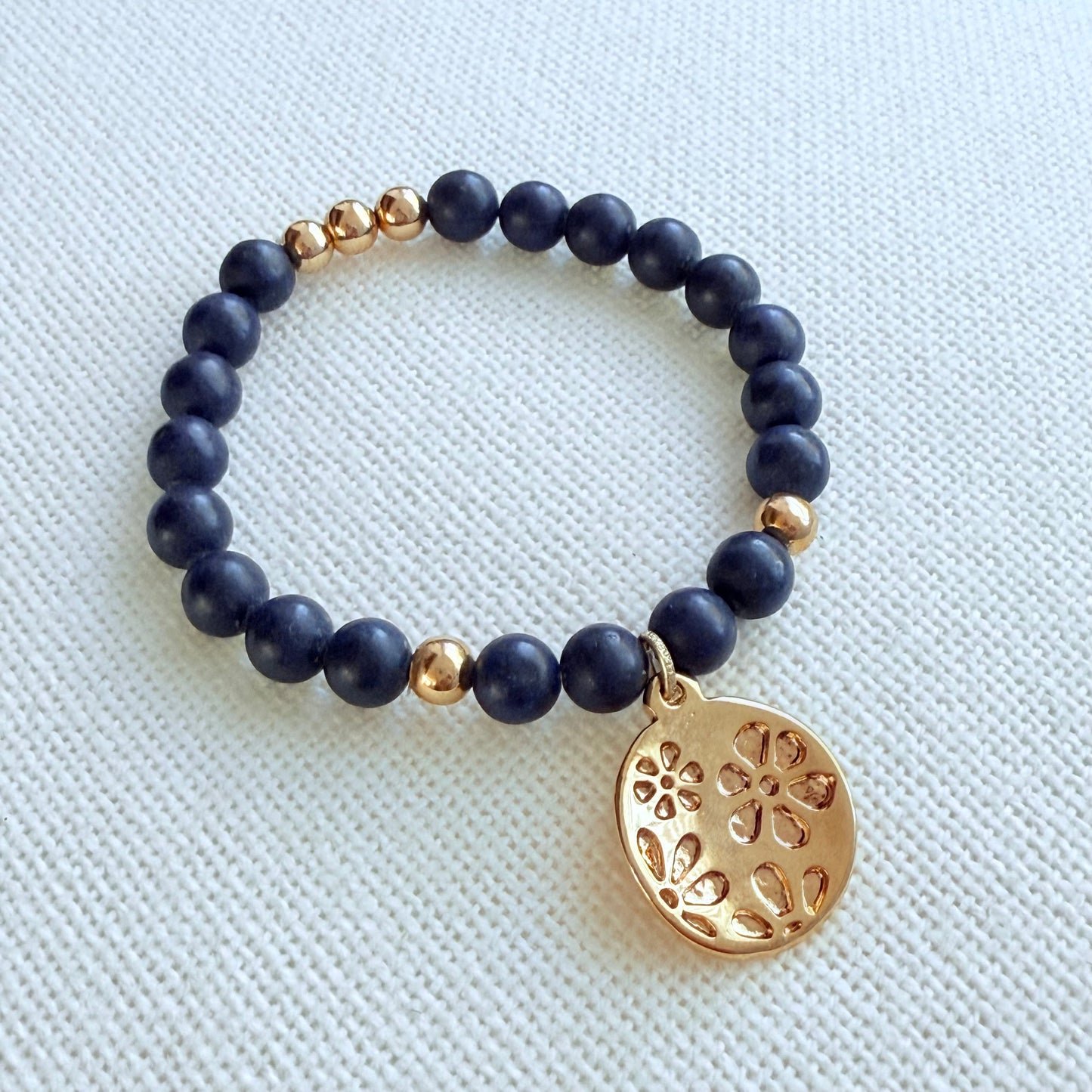 Bracelet en lapis-lazuli