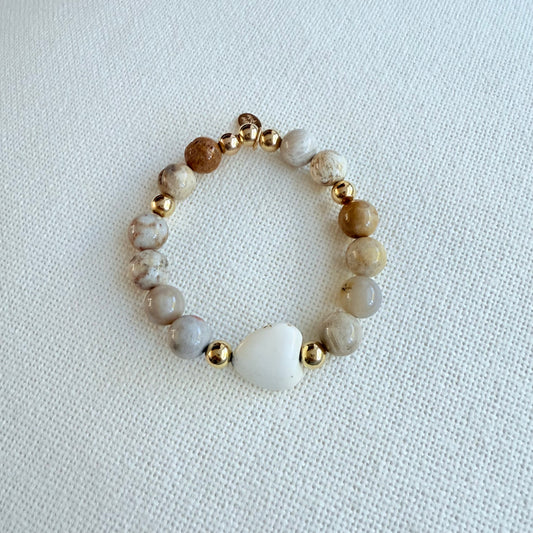 Autumn Heart Bracelet