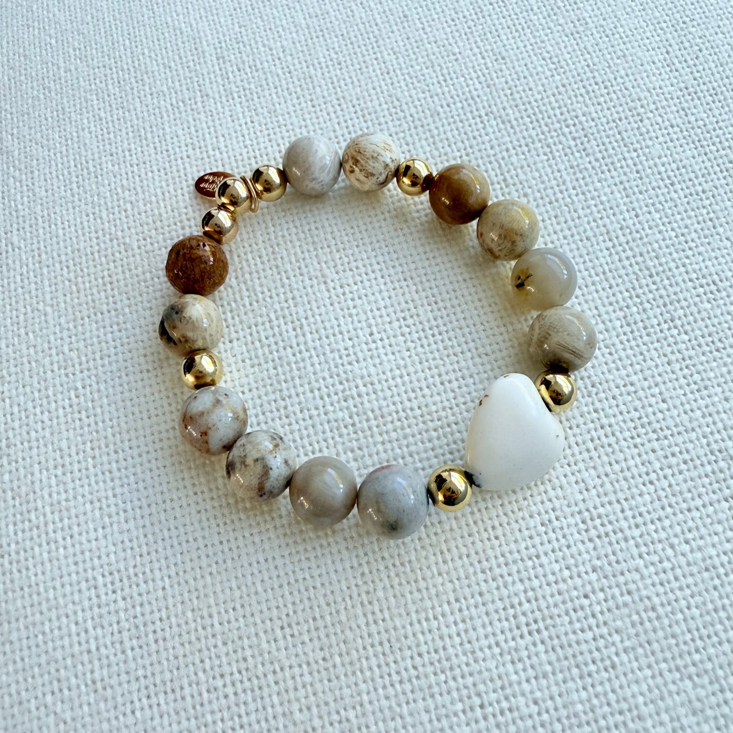 Autumn Heart Bracelet