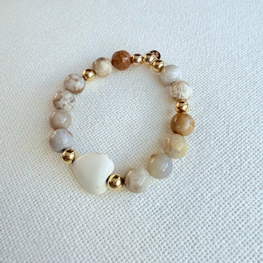 Autumn Heart Bracelet