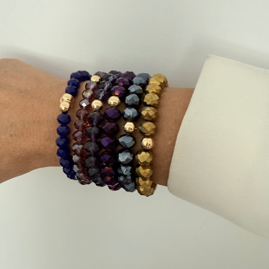 Bracelet Murano Glow – Violet