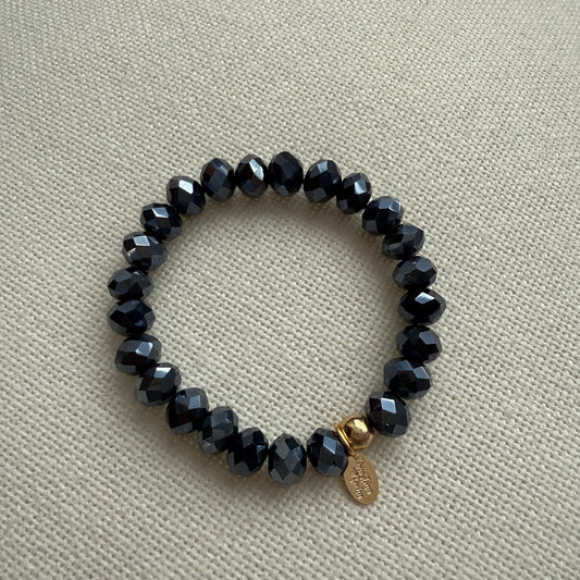 Murano Glow Bracelet – Dark Grey