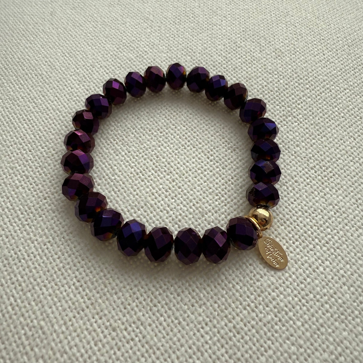 Murano Glow Bracelet – Purple