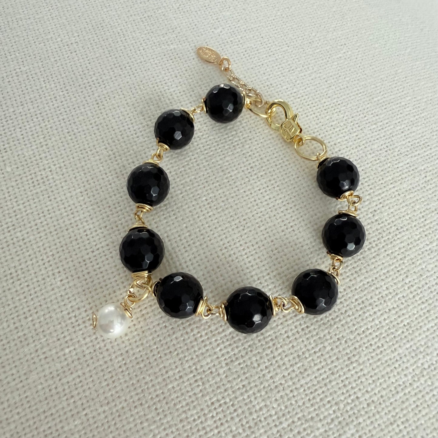 Agate Black Bracelet