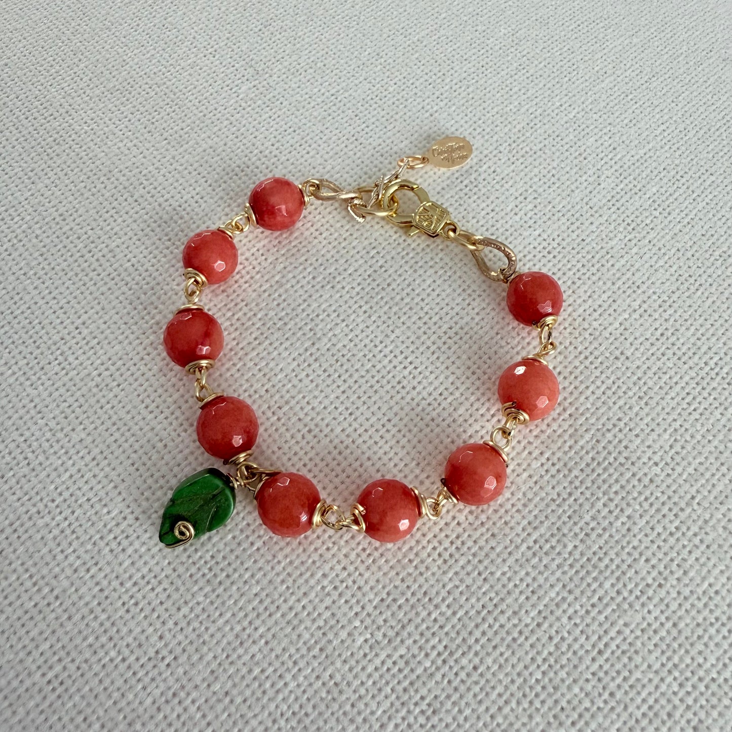 Agate Orange Bracelet