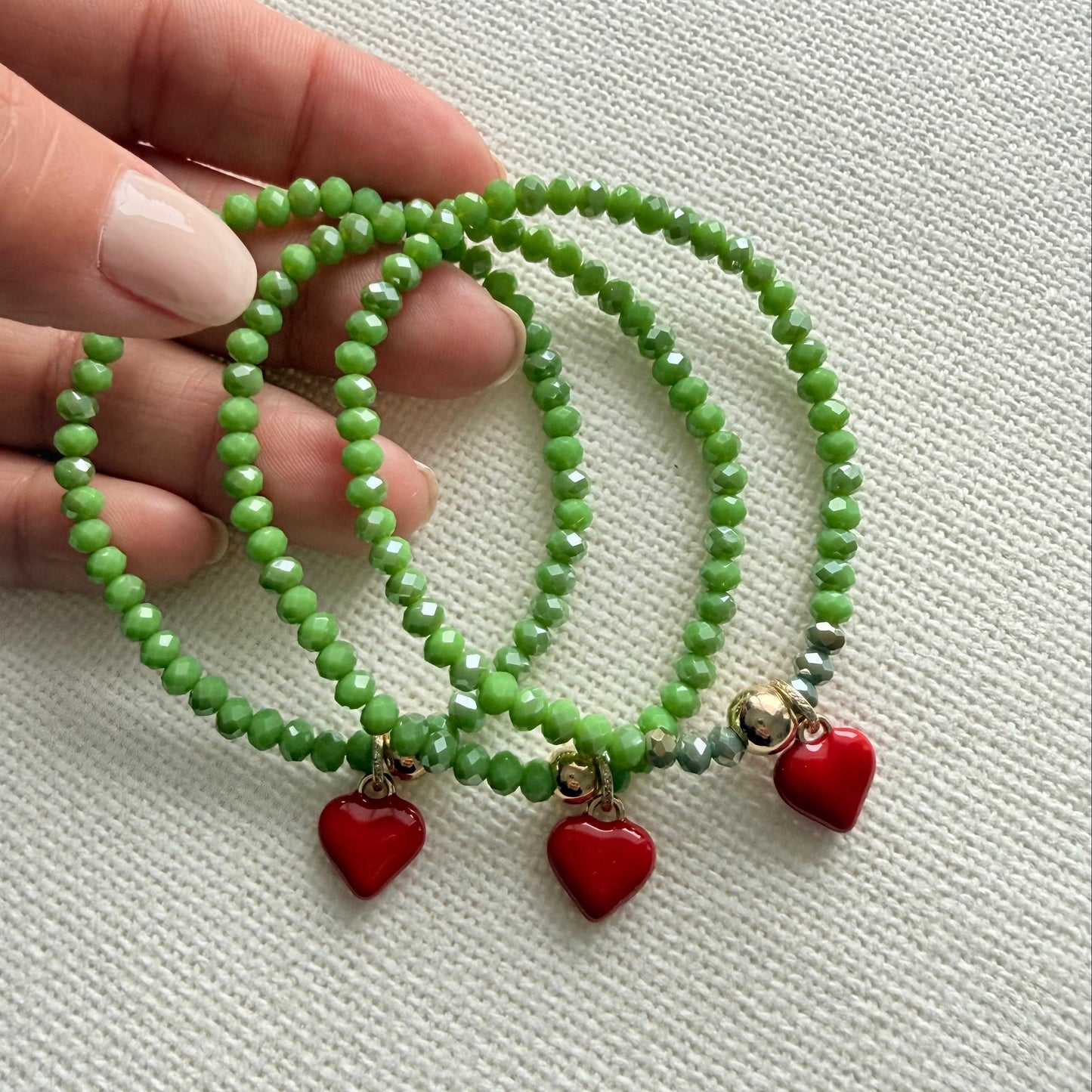 Love in Green Bracelet