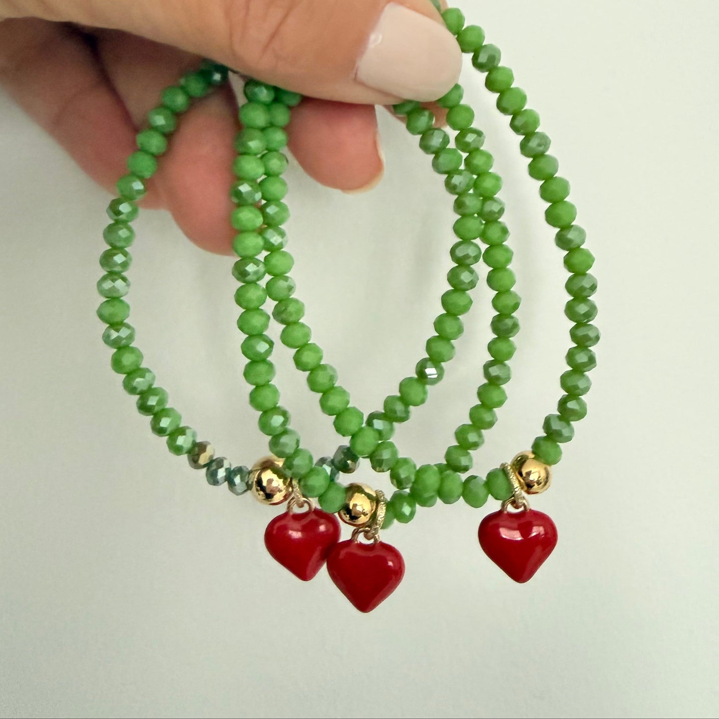Love in Green Bracelet