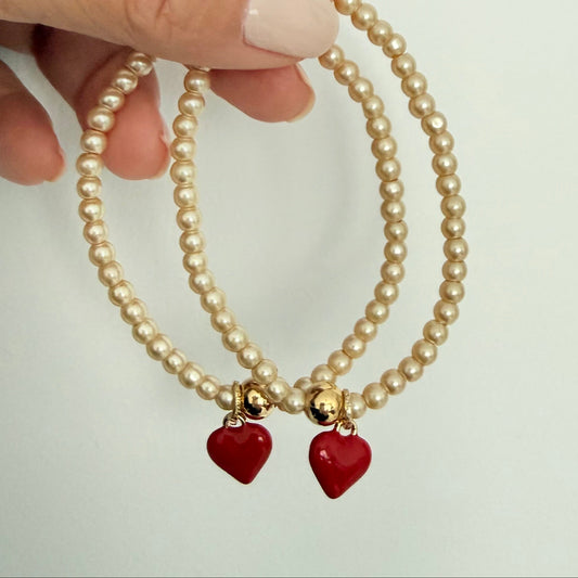 Bracelet Amour en Blanc