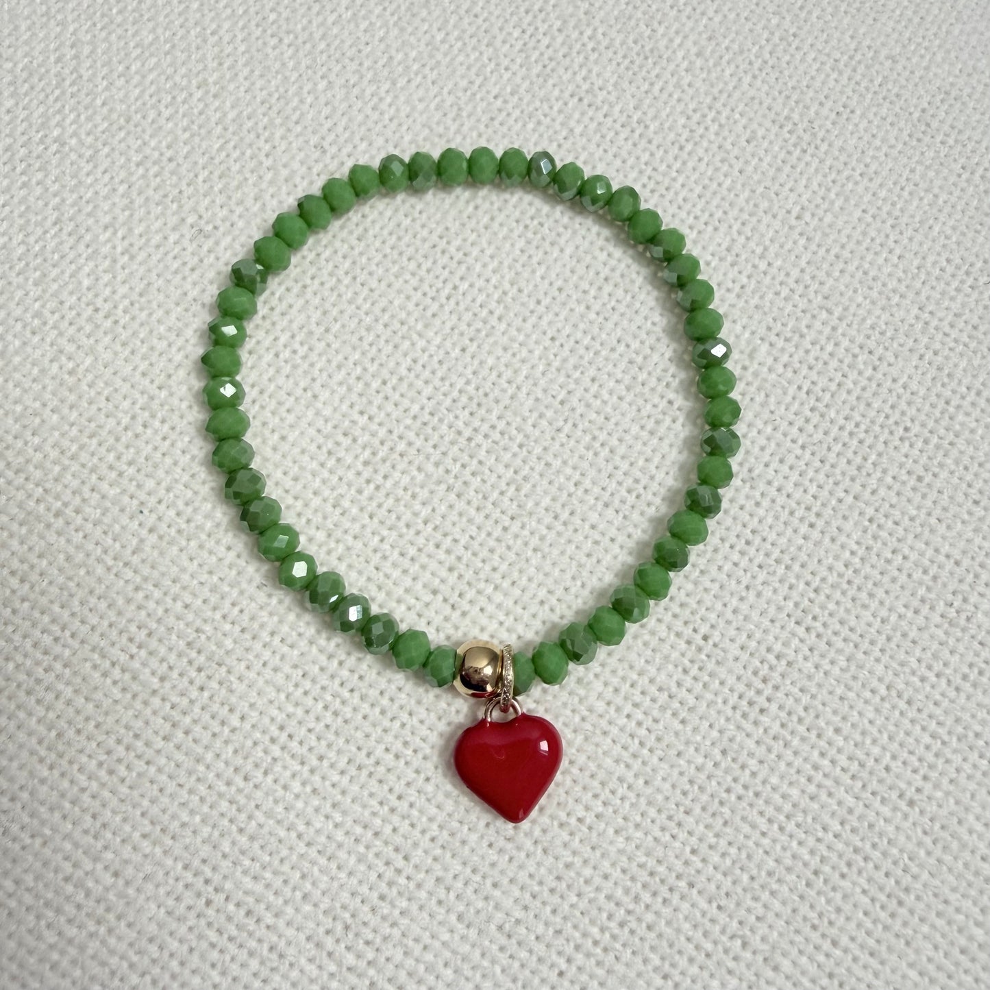Love in Green Bracelet
