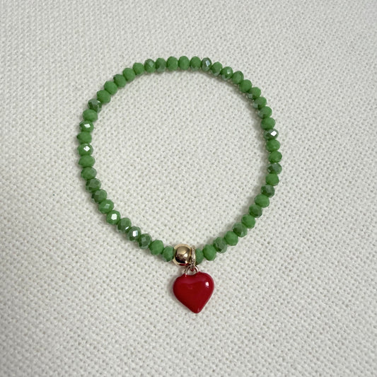 Love in Green Bracelet