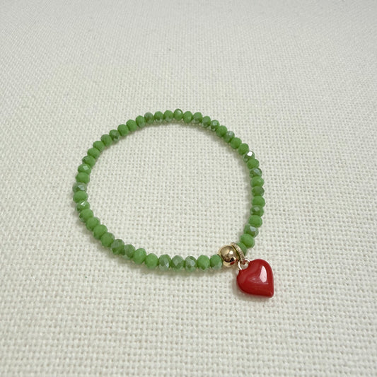 Love in Green Bracelet