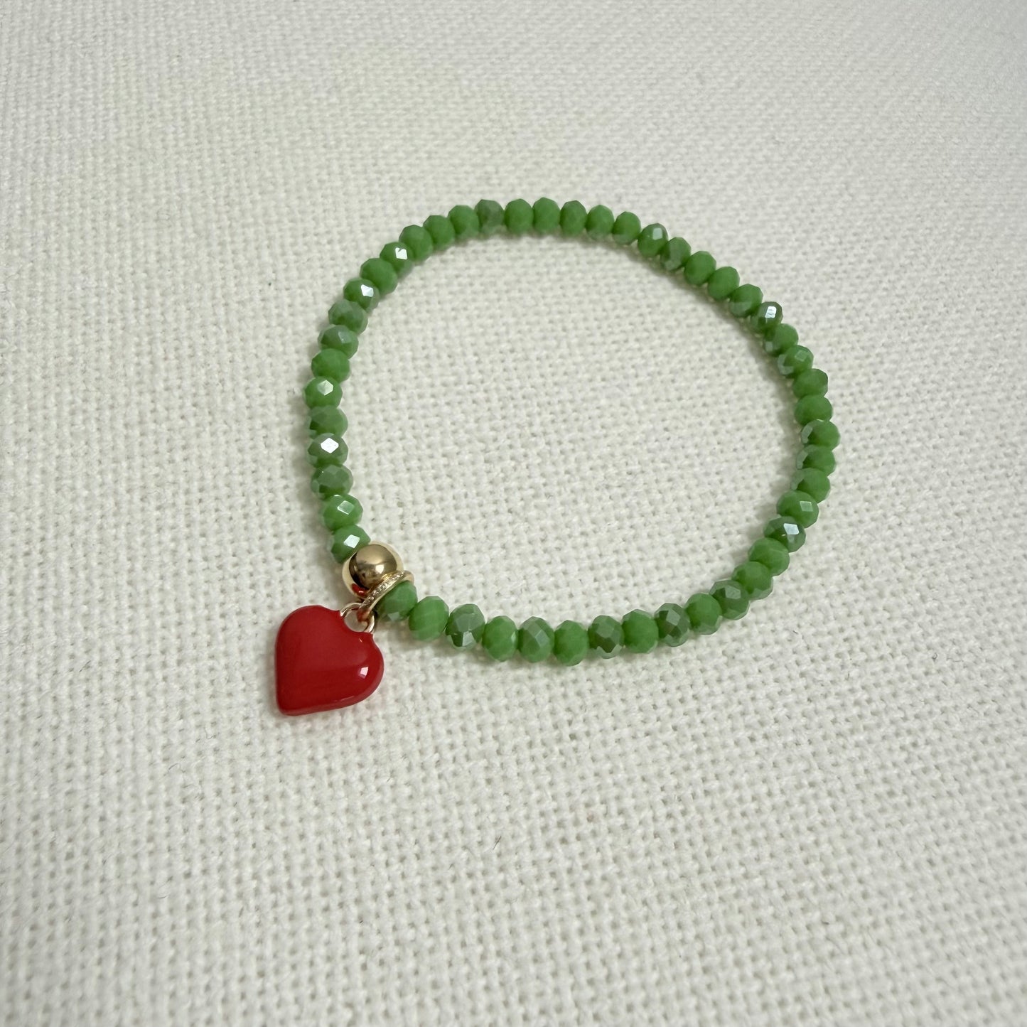 Love in Green Bracelet