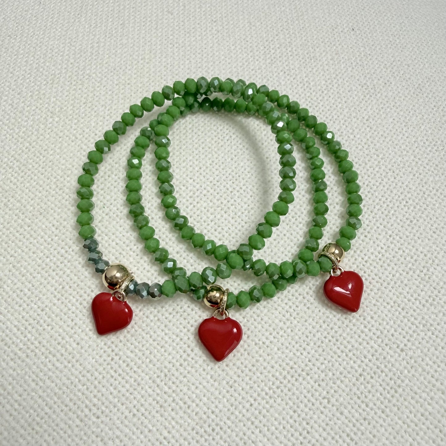 Love in Green Bracelet
